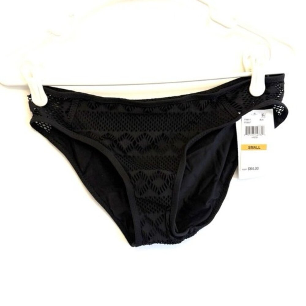 Becca Women’s Black Hipster Bikini Bottom Size Small